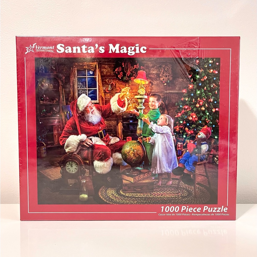 Santa’s Magic 1000 Piece Puzzle by Vermont Christmas Company 🎅🏻🎄